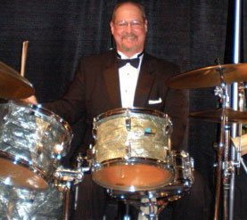 Mark Roberts, drummer for Dallas Doo-Wop